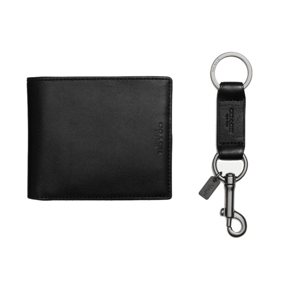 COACH NWT Mens Compact ID Sport Wallet  Trigger - Picture 5 of 7